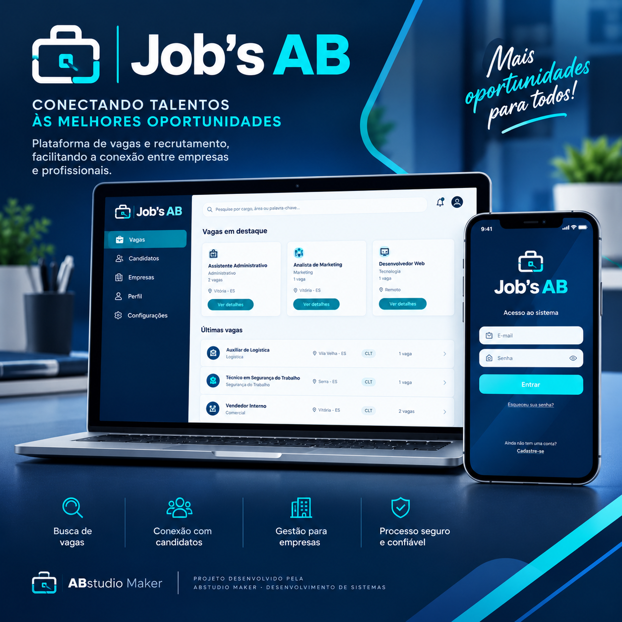 Jobs AB: Briefings, Tarefas e Prazos da Agência
